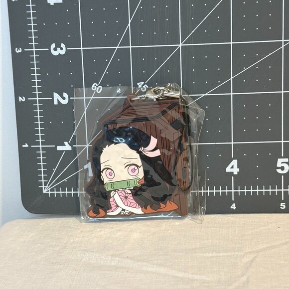 3/$20 - Demon Slayer Keychain - Rare Japan Import Anime Japanese - Nezuko Kawaii - Picture 2 of 3